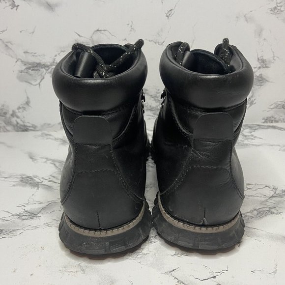 Cole Haan Zerogrand Hiker Boot Mens Size 8 Black Leather Waterproof Hiking Shoe - Picture 5 of 9
